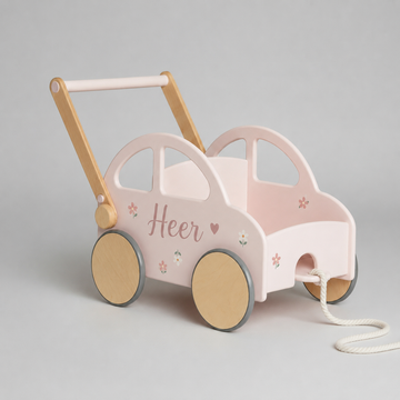Wooden Baby Walker Cart