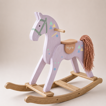 Wooden Rocking Horse for Kids