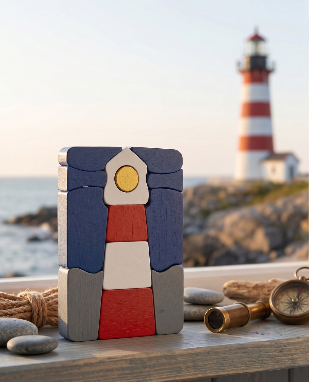 Coastline lighthouse