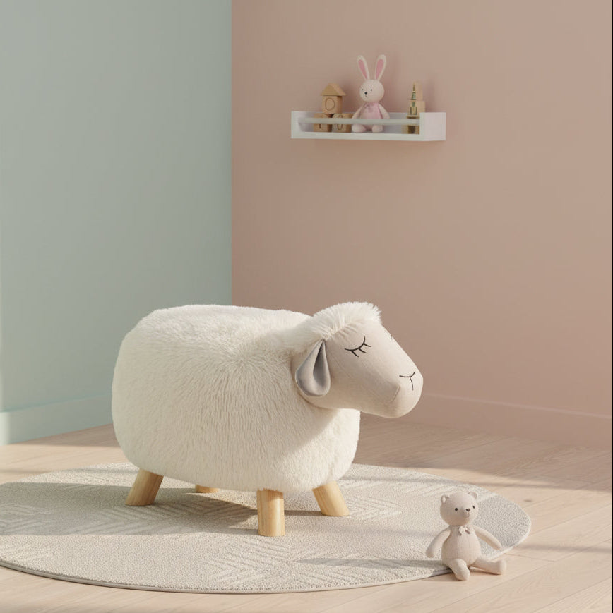 Lulu Lamb children Ottoman