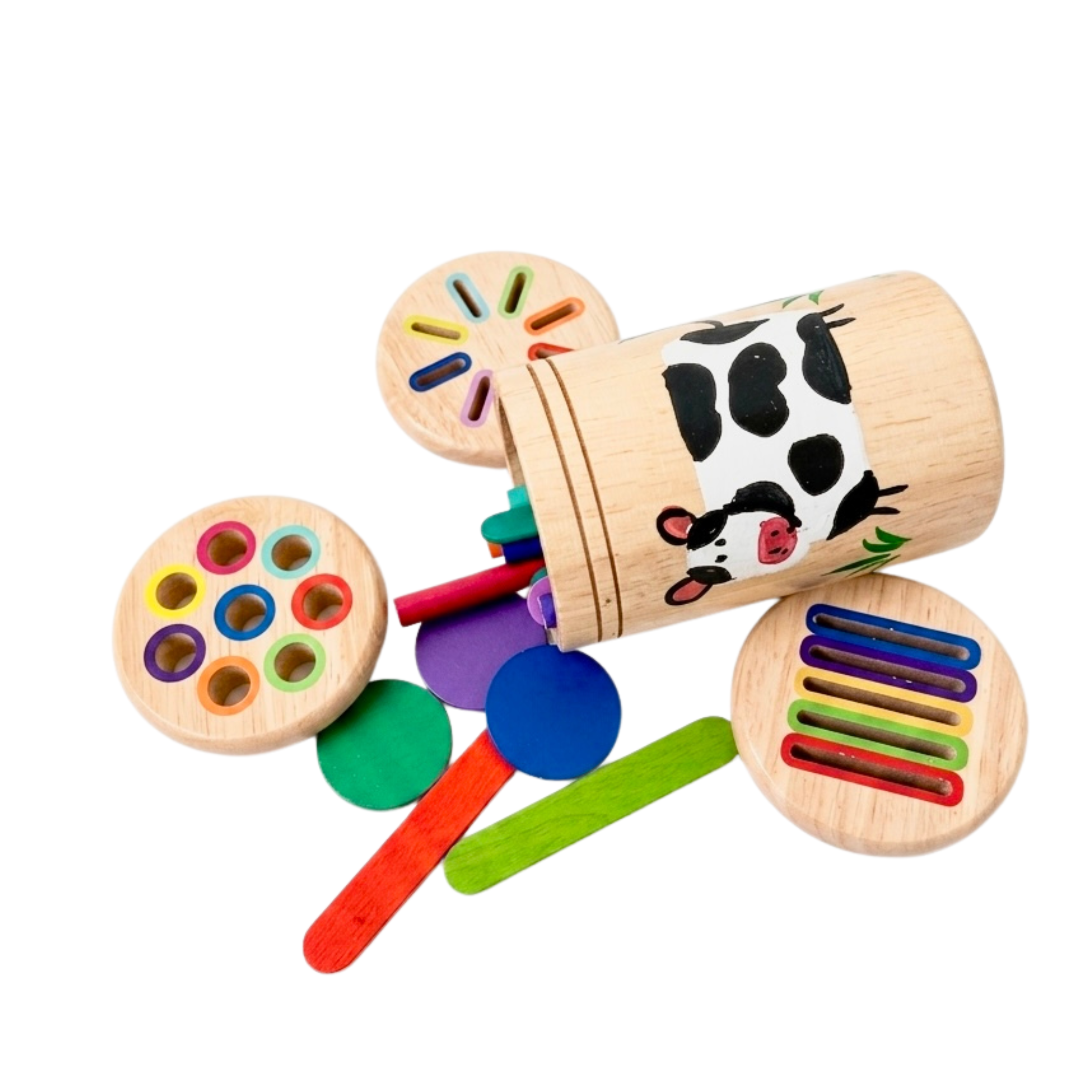 Beam Beam Sorting Tumbler – Montessori Wooden Sorting Toy