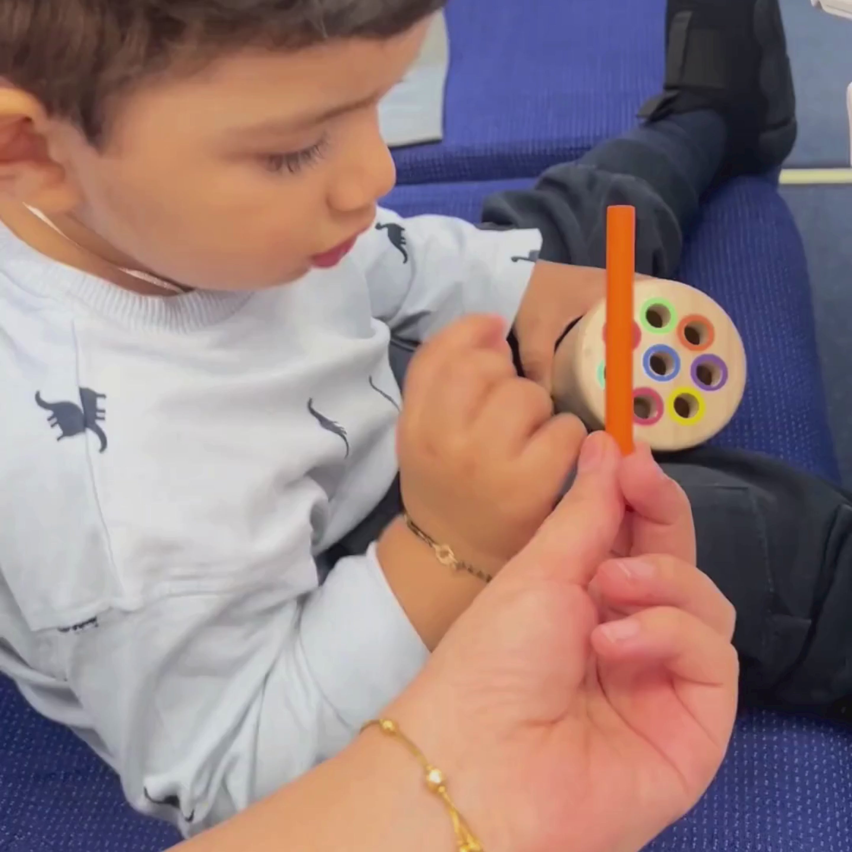 Beam Beam Sorting Tumbler – Montessori Wooden Sorting Toy